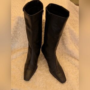 LOFT Dark Brown Heeled Boots